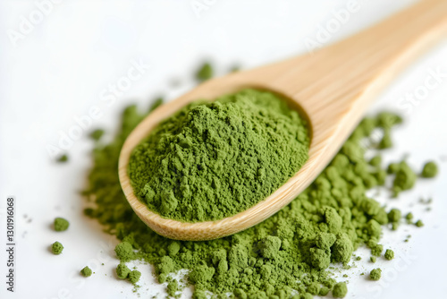 Photo Matcha Green Tea Powd...