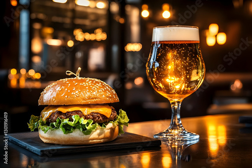 Photo, Juicy Burger and Bee...