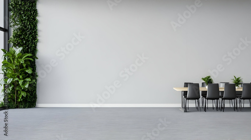 3D Illustration Empty Room ...