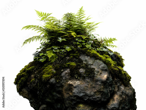 Photo - Lush Ferns, Moss, a...