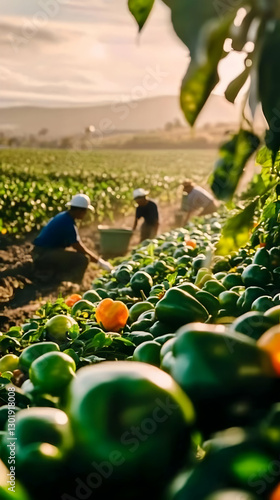 Photo - Harvesting Green Be...