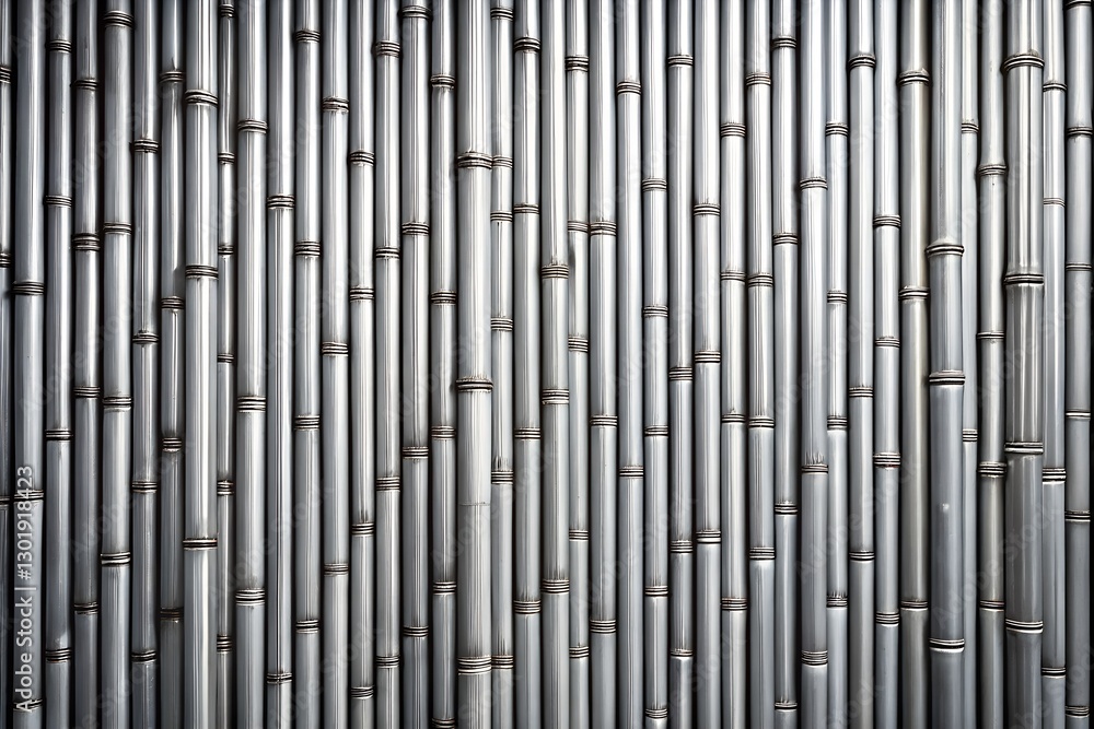 Bamboo wall Metallic background for advertising glossy texture modern design reflective surface industrial style polished pattern sleek finish contemporary backdrop futuristic milkyhexddway copy space Bamboo wall Metallic background for advertising glossy texture modern design reflective surface industrial style polished pattern sleek finish contemporary backdrop futuristic milkyhexddway copy space