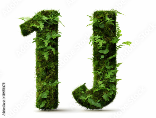3D Illustration Green Natur...