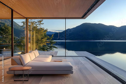 Illustration Serene Lakesid...