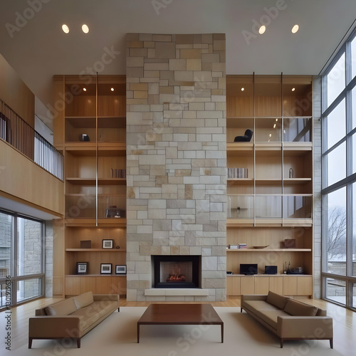 Photo Modern Living Room In...