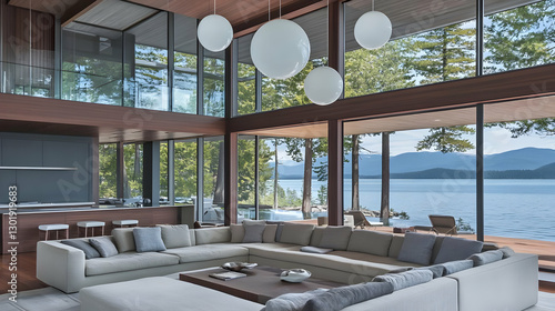 Photo Modern Lakeside Home ...