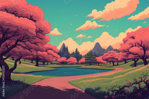 Illustration - Scenic Path ...