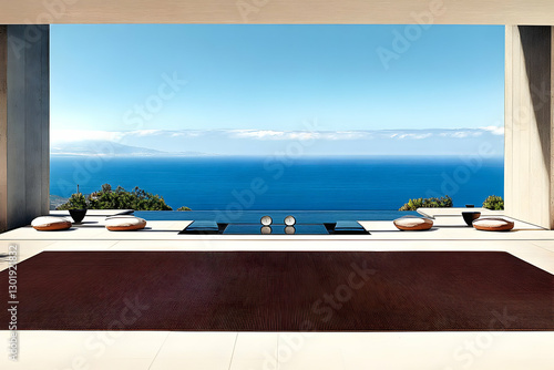 Illustration Ocean View Hom...