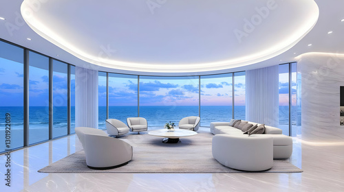 3D Illustration Luxury Ocea...