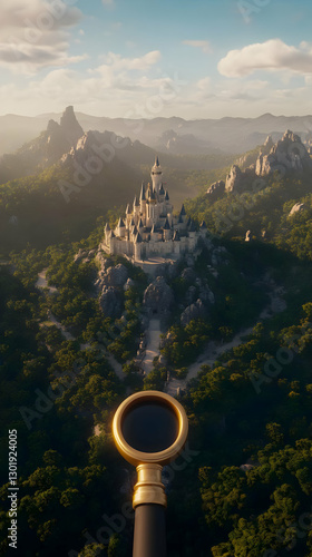 3D Illustration Majestic Ca...