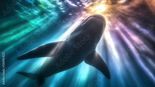 Illustration Whale Underwat...