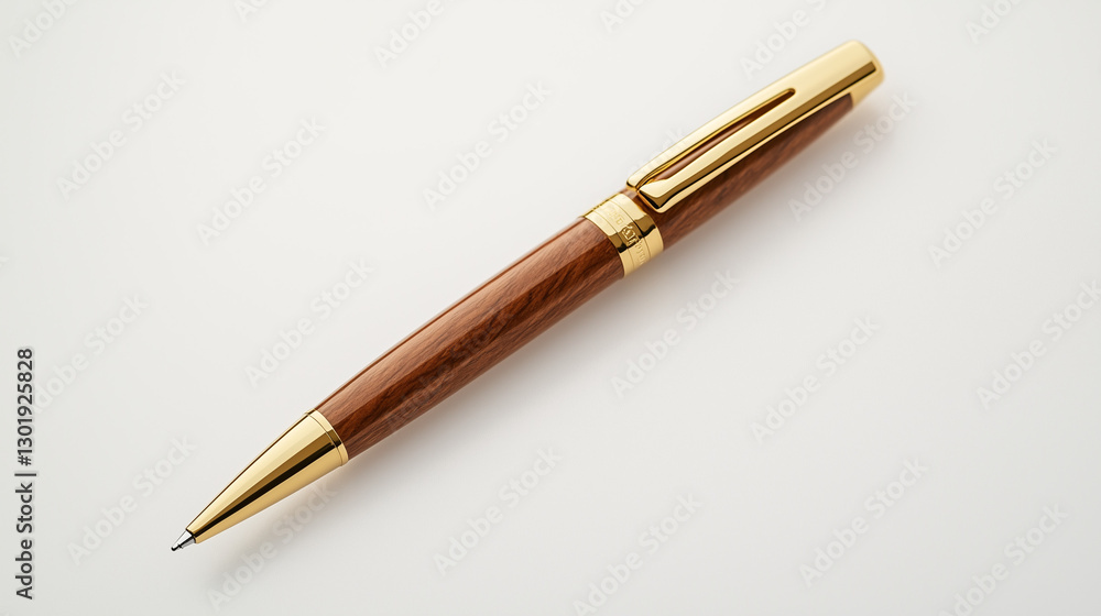A pen rests on a pristine surface, embodying simplicity and focus. A pen rests on a pristine surface, embodying simplicity and focus.