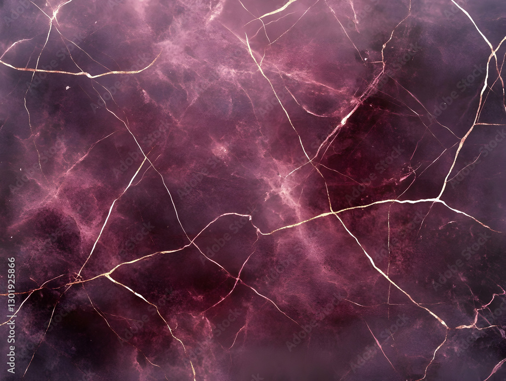 Abstract Background - Dark Purple Marble with Gold Veins Texture Abstract Background - Dark Purple Marble with Gold Veins Texture