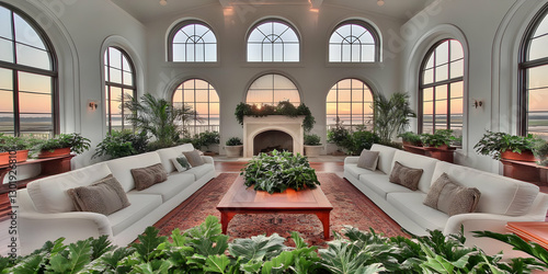 Photo Luxurious Living Room...
