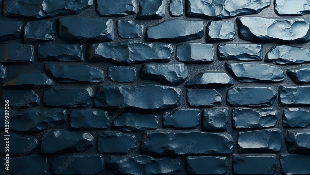 Dark blue slate background with beautifully arranged rough layers of rocks resembling nature's creation and the uneven sizes of the rocks, when connected together, form a beautiful wall. Dark blue slate background with beautifully arranged rough layers of rocks resembling nature's creation and the uneven sizes of the rocks, when connected together, form a beautiful wall.