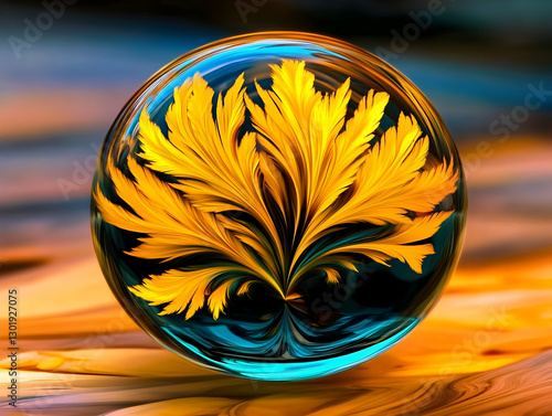 Abstract Illustration Golde...