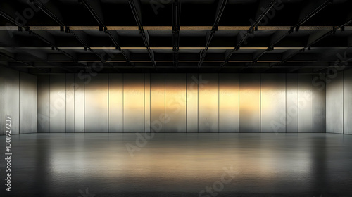 3D Illustration Empty Room ...