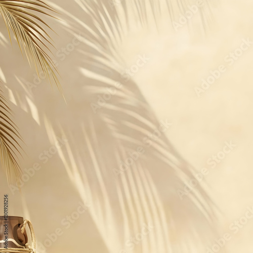 Beige Background Illustrati...