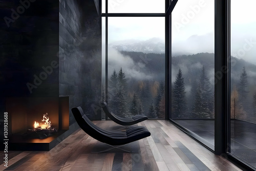 Illustration Cozy Modern Li...