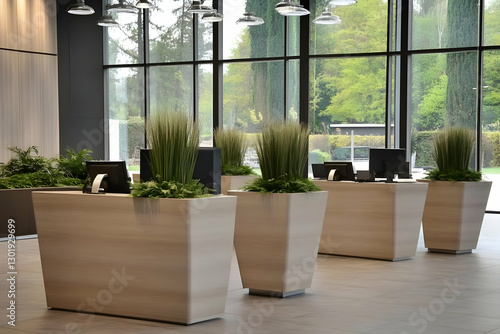 Photo Modern Office Interio...