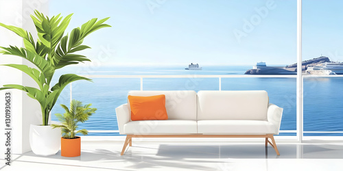 3D Illustration - Coastal B...