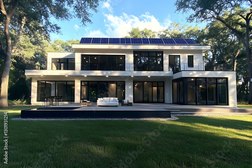 Photo Modern Home Solar Pan...