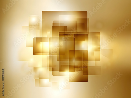Golden Abstract Background ...
