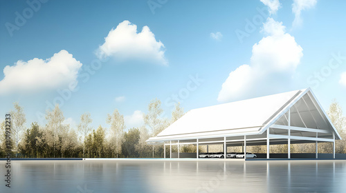 3D Illustration Modern Carp...