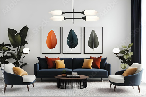 3D Illustration Interior De...