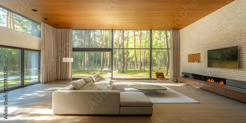 Modern Living Room Interior...