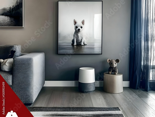 Illustration Cozy Living Ro...