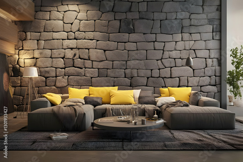 3D Illustration Cozy Living...