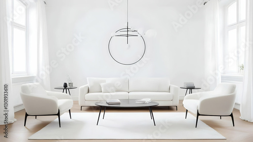 Illustration Minimalist Whi...