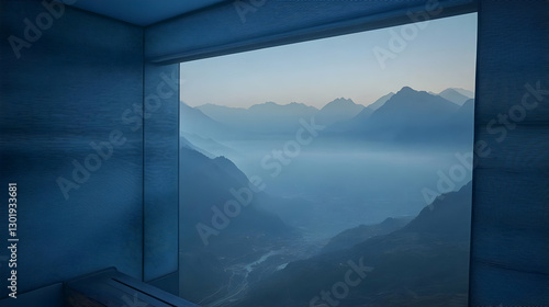 3D Illustration  Mountain V...