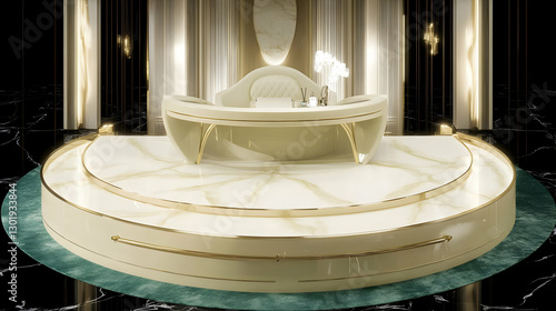 3D Illustration Luxury Inte...