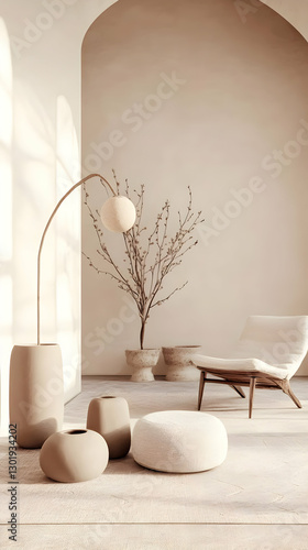 3D Illustration Minimalist ...
