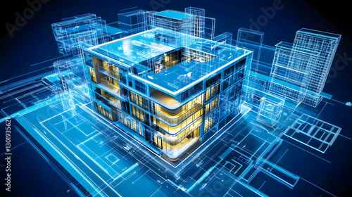 3D Illustration- Futuristic...