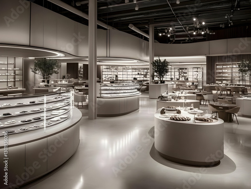 Modern Cafe Interior Photo ...