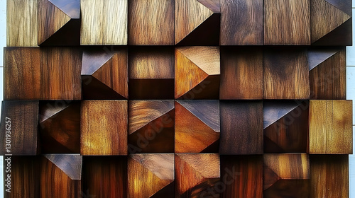 Geometric Wooden Blocks Abs...