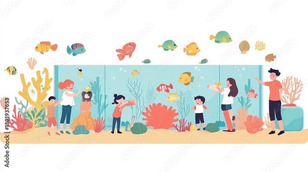 Joyful Families Exploring Coral Reef Education Exhibit Joyful Families Exploring Coral Reef Education Exhibit