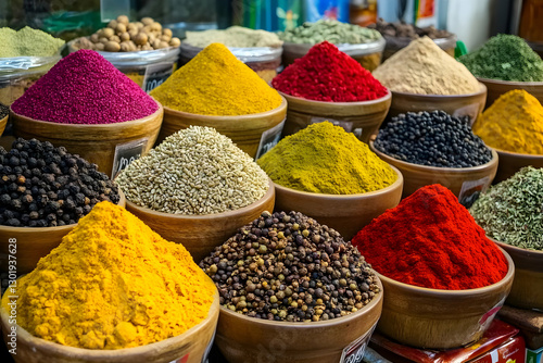 Photo Vibrant Spices Market...