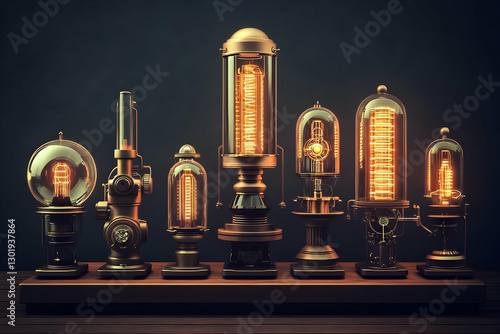 3D Illustration - Retro Lam...