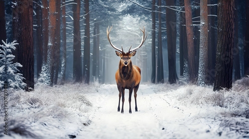 Majestic Deer Illustration ...
