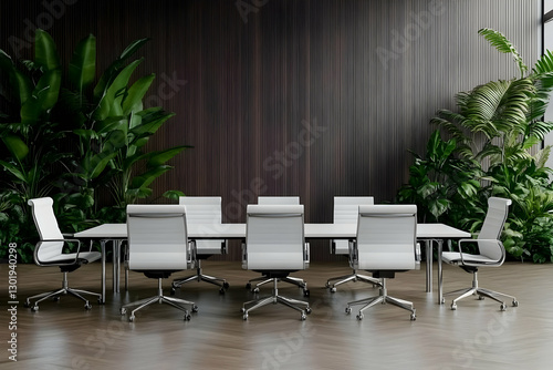 3D Illustration Modern Offi...