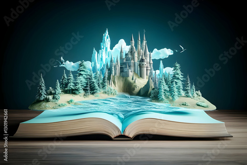 3D Illustration Fantasy Cas...