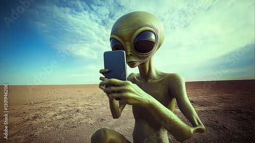 3D Illustration Extraterres...