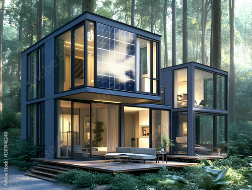 3D Illustration Modern Sust...