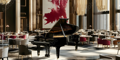 3D Illustration Grand Piano...