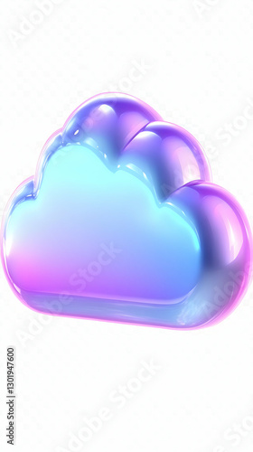 3D Cloud Illustration - Col...