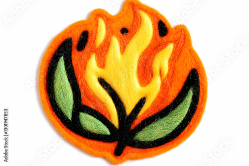 Illustration Fire and Leave...